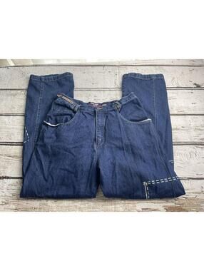 Vintage Phat Farm Jeans Mens Blue 34x33 Baggy Hip Hop Grunge Skater Y2K